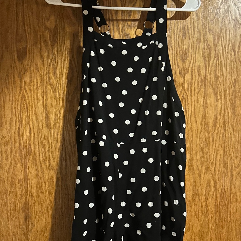 Black Polka Dot Romper